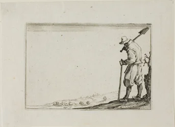 The Peasant Carrying His Shovel on His Shoulder, from The Caprices