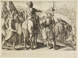 The Troops on the March