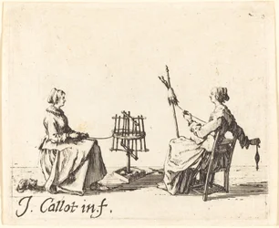 The Winder and the Spinner, c. 1623