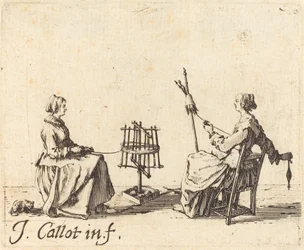 The Winder and the Spinner, c. 1623