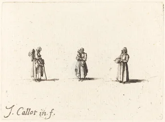 Three Women, One Holding a Child