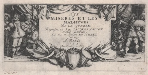 Title Page, The Miseries of War
