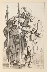 Two pilgrims, from The Beggars