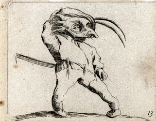 Various Hunchback Figures (engraving)