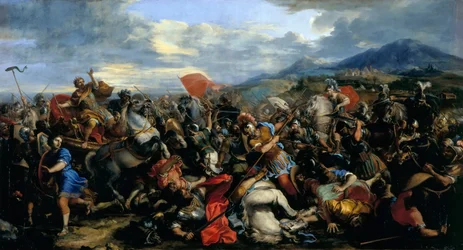 The Battle of Gaugamela in 331 BC