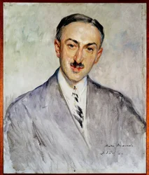 Study for the portrait of Emile Herzog dit Andre Maurois (1885-1967), French writer