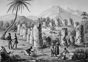 Northern Mariana Islands: Ruins of Antique Pillars on the Island of Rota, from 