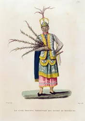 Island of Guam: Principal Character from the Dances of Montezuma, from 