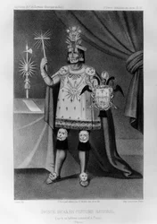 Inca prince, national costume, 1852