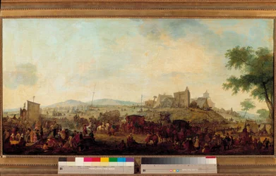 View of the Military Maneuvers Camp Established Under the Command of the Prince of Conde Near Saint Omer