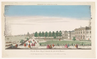 View of Somerset House on the River Thames in London
