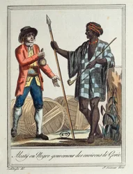 Black governor of the Gorée district