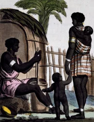 Issinia Women Working Rice, from Encyclopedia of Voyages