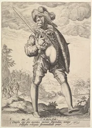 Soldier, Armed with Broadsword and Shield