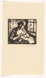 Woman Breastfeeding a Child