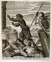 Illustration of fables by Jean de La Fontaine