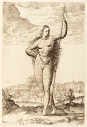 A Young Pictish Woman, c1585