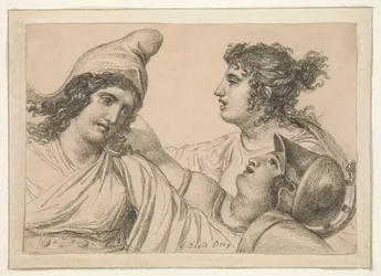 Composition with Three Figures