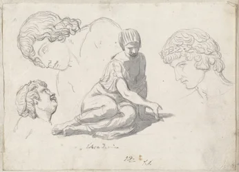 Dice-Thrower and Other Studies after Ancient Sculptures