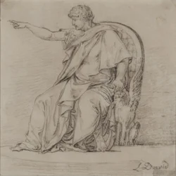 Draped Figure, late 18th century