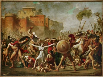 The Sabines - The Sabine Women Halting the Battle