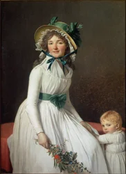 Portrait of Madame Seriziat with Her Son Emile