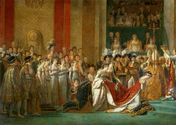 Coronation of Napoleon in Notre-Dame …