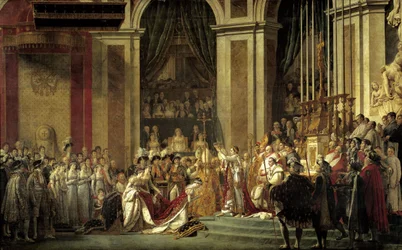 The consecration of Emperor Napoleon I and the coronation of Empress Joséphine at Notre-Dame on December 2
