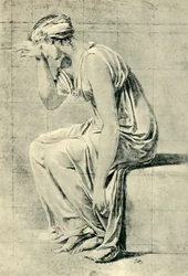 Seated woman