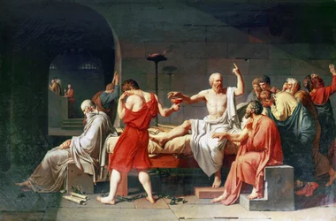 The Death of Socrates, 4th century BC, 1787