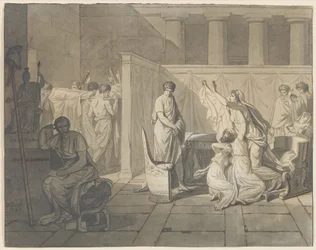 The Lictors Bringing Brutus the Bodies of His Sons