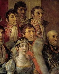 The Rite of Napoleon. (detail)