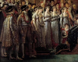 The Rite of Napoleon (detail)