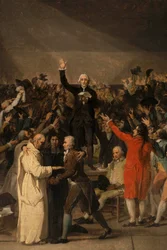 The Tennis Court Oath, 20th June 1789 (Detail)