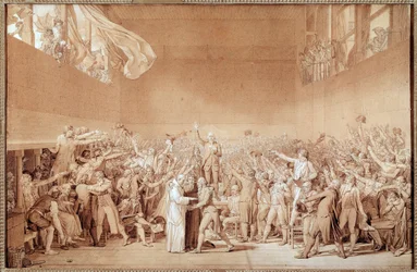 The Oath of the Tennis Court (preparatory drawing)