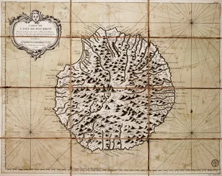 Map of the Isle of Bourbon Prepared at the Depository of Maps and Seacharts