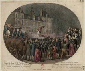 The Execution of Thomas de Mahy, Marquis de Favras, February 18, 1790, 1790