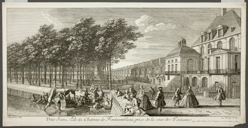 View of a Wing of the Palace of Fontainebleau, from the series The Château de Fontainebleau