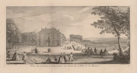 View of the Chateau de Seaux from Diana