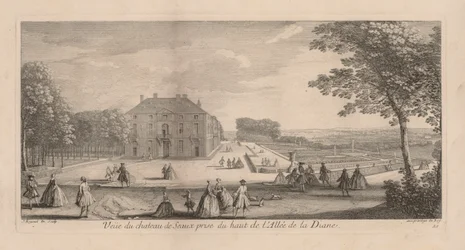View of the Chateau de Seaux from Diana