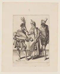 A Couple Addressed by a Lute Player, from The Masquerades