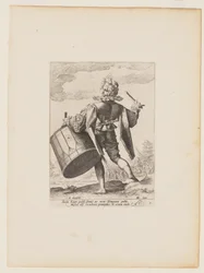 Drummer, from Officers and Soldiers of the Bodyguard of Emperor Rudolph II
