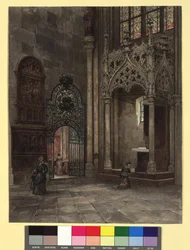 Gothic canopy in St. Stephen
