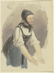Woman, grasping