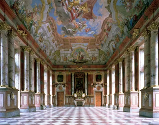 The Marble Hall in the Abbey Church of St. Florian