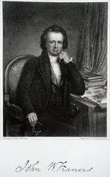 John W. Francis (1778-1861), engraved by John Francis Eugene Prud