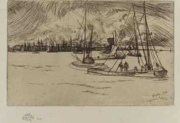 Amsterdam, from the Tolhuis, 1863