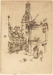 Clock-Tower, Amboise, 1888