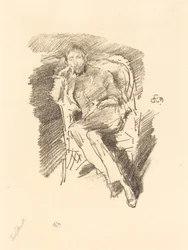 Firelight: Joseph Pennell, No. 2, 1896