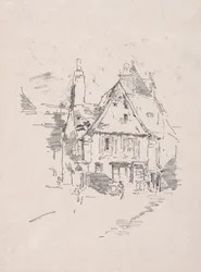 Gabled Roofs, Vitré, 1893
